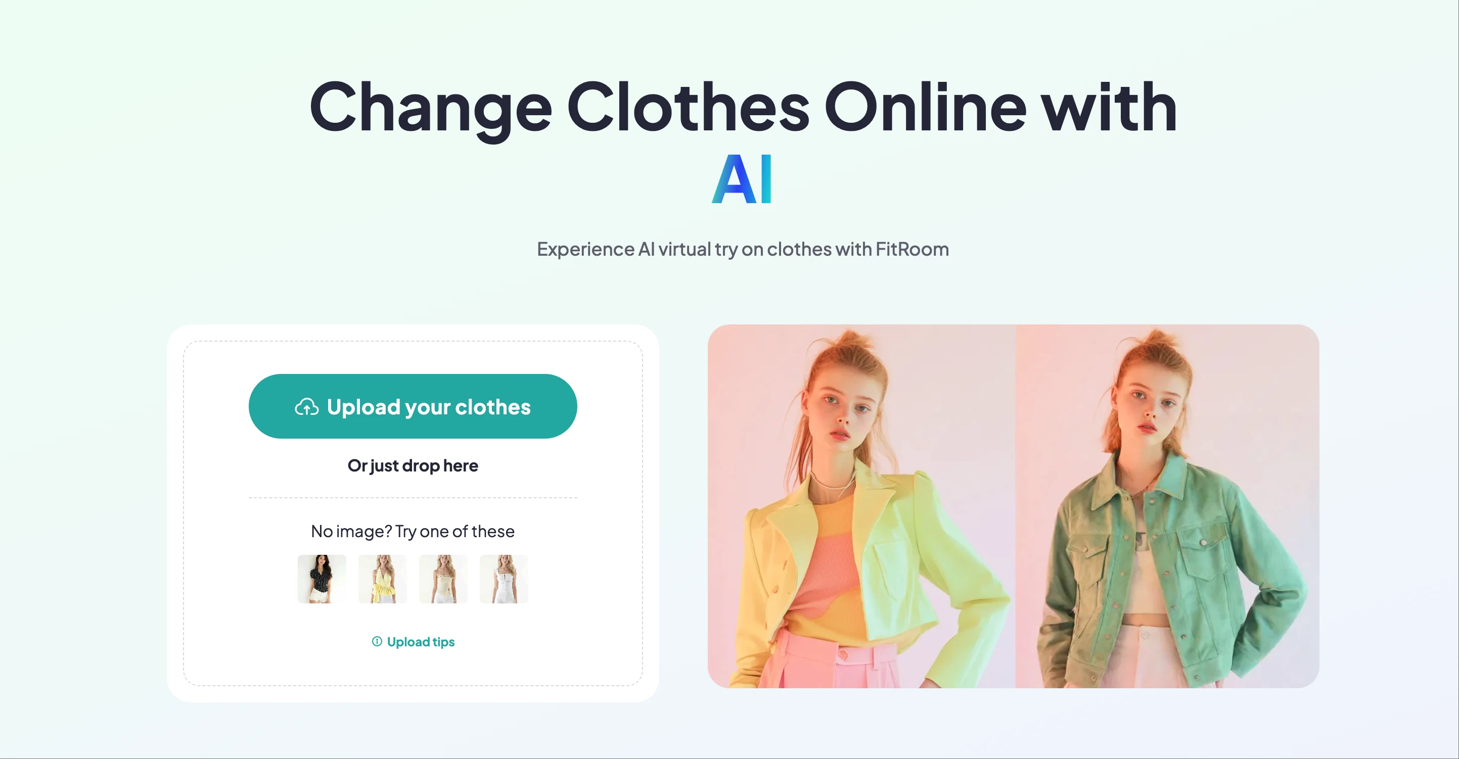 FitRoom virtual try-on example