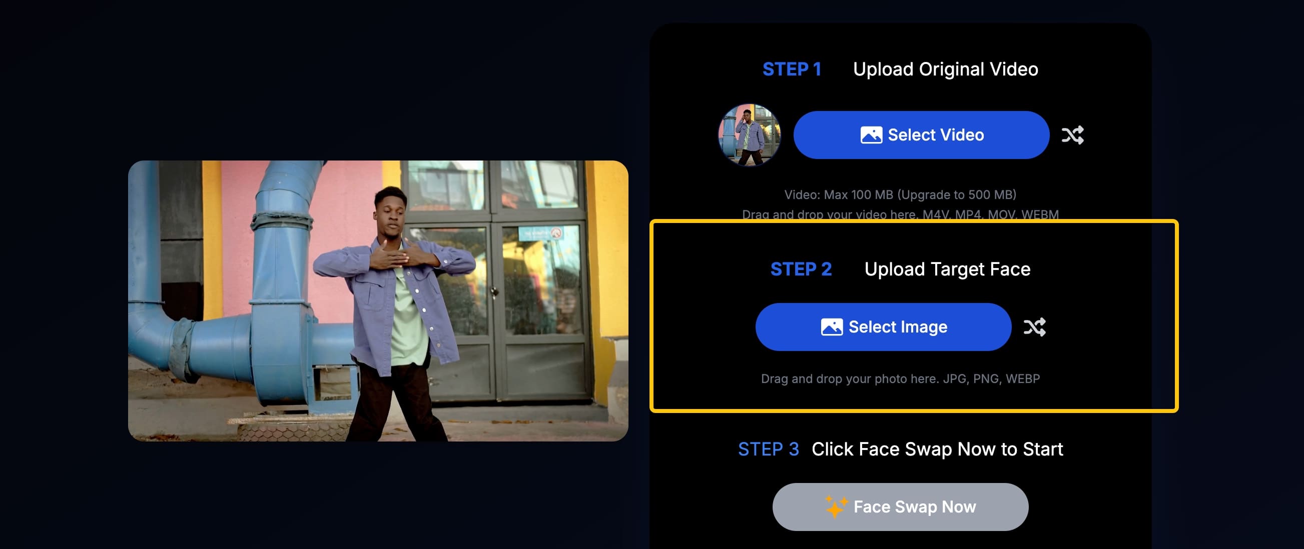 step-two-upload-target-face-guide-to-create-face-swap-videos