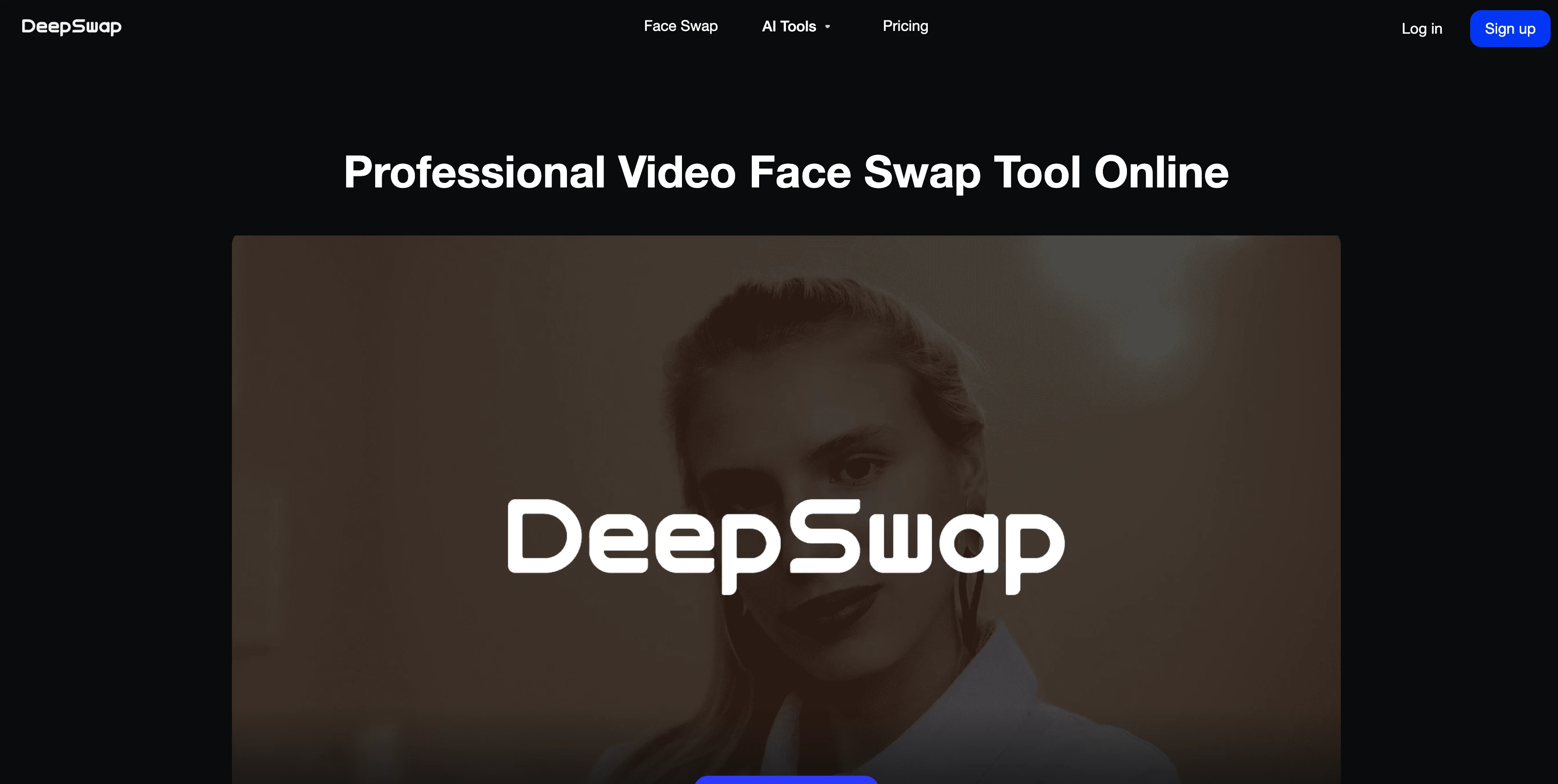 DeepSwap realistic face swap GIF example
